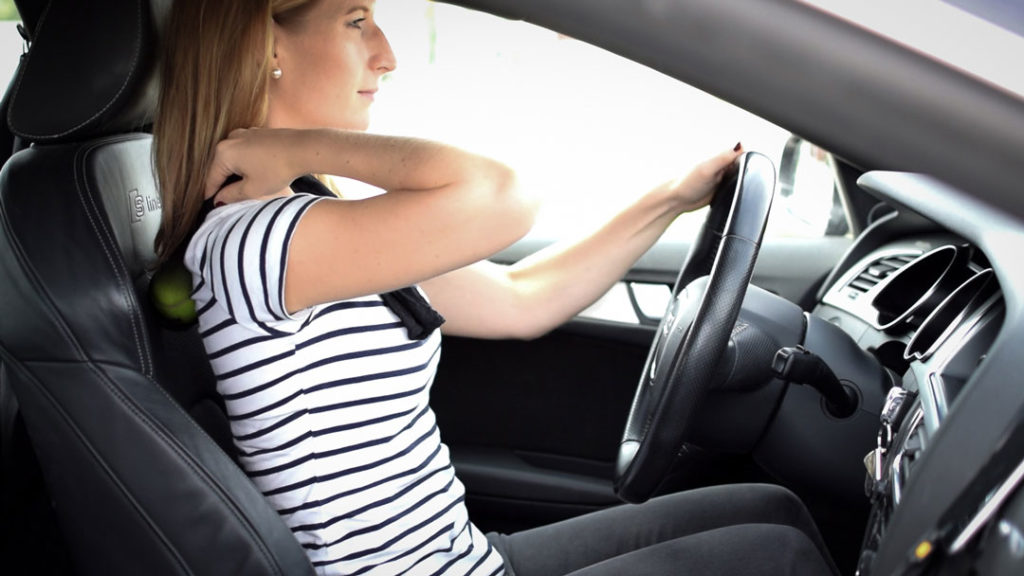Autofahren Massage Schmerzen